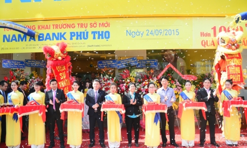 Nam A Bank khai trương Trụ sở mới Nam A Bank Phú Thọ