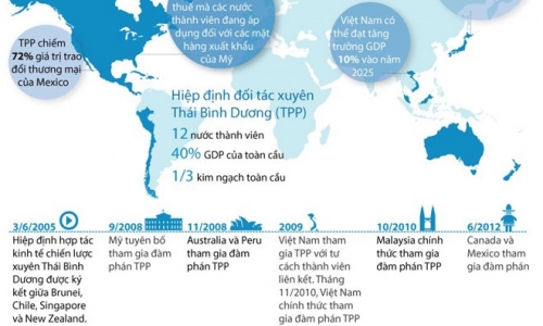 Quy mô và sức ảnh hưởng của TPP tới các thành viên