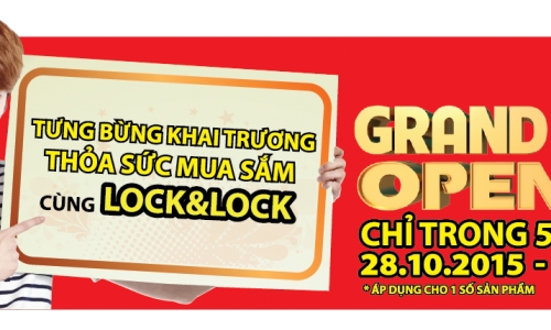 Khai trương cửa hàng Lock&Lock tại TTTM Aeon Mall- Long Biên