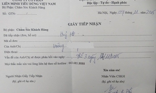 Sinh viên không dễ lấy lại tiền từ công ty Liên minh tiêu dùng Việt Nam