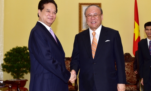 Thủ tướng tiếp Cố vấn đặc biệt Liên minh nghị sĩ hữu nghị Nhật-Việt