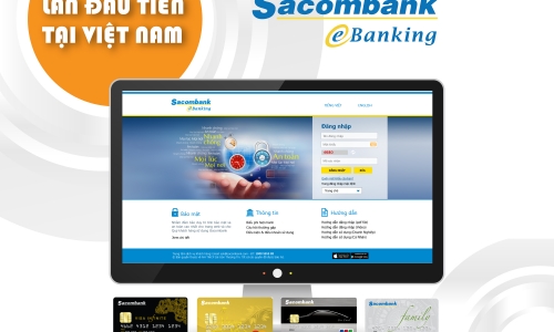 Internet Banking của Sacombank thêm nhiều tính năng mới