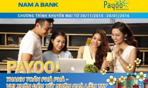 Nhận 1 triệu đồng khi thanh toán hóa đơn qua Payoo trên eBanking Nam A Bank