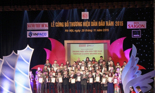 Công bố 100 Thương hiệu Dẫn đầu Việt Nam năm 2015     