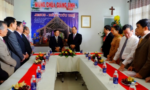 Phó Thủ tướng Nguyễn Xuân Phúc thăm Hội Truyền giáo Cơ đốc Việt Nam 