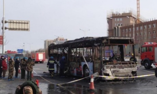 Cháy xe bus tại Trung Quốc, ít nhất 44 người thương vong