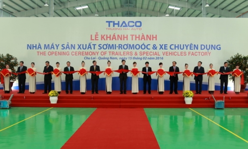 Thaco khánh thành nhà máy xe chuyên dụng hạng nặng đầu tiên tại Việt Nam