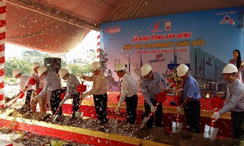 Saigon Co.op khởi công xây dựng siêu thị Co.opmart Châu Đốc
