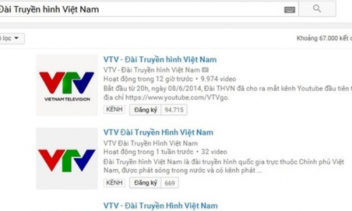 VTV lên tiếng việc kênh Youtube của Đài bị ngưng hoạt động