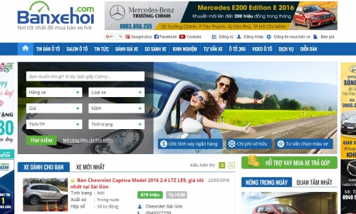 Banxehoi.com - Website hàng đầu về mua, bán xe hơi