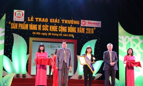 Chunmani Việt Nam nhận giải vàng vì sức khỏe cộng đồng