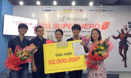 Giới trẻ cả nước hào hứng với cuộc thi “Sáng tạo nhân vật anh hùng'
