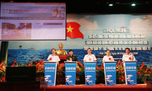 Ra mắt Báo Hải quân Việt Nam điện tử, kênh thông tin mới về biển đảo