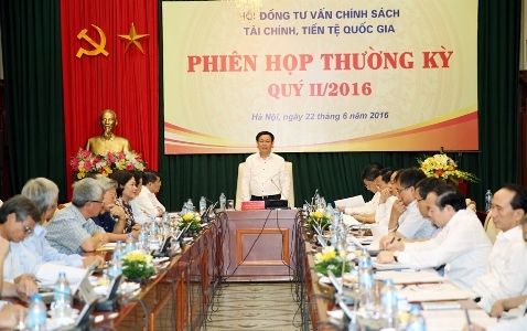 Phó Thủ tướng Vương Đình Huệ chủ trì họp Hội đồng tư vấn tài chính, tiền tệ 
