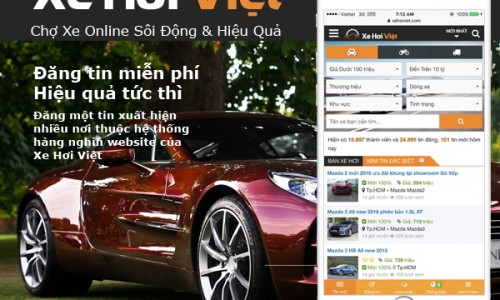 xehoiviet.com - Chợ xe online sôi động và hiệu quả
