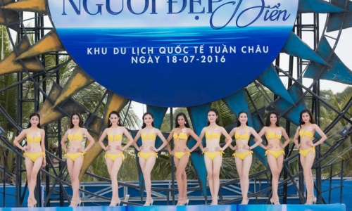36 thí sinh Hoa hậu VN nóng bỏng trong phần thi Người đẹp biển