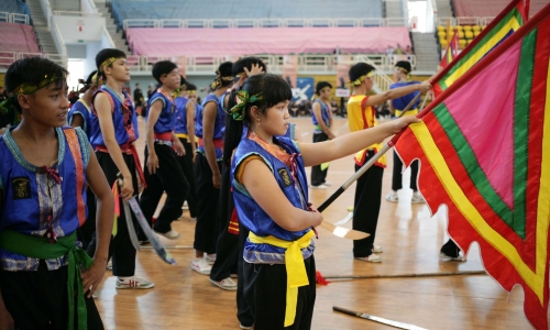 Buổi tổng duyệt “Lễ khai mạc Giải Vô địch Thế giới Võ cổ truyền Việt Nam lần thứ nhất”