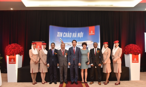 Hãng hàng không Emirates mở đường bay mới đến Yangon và Hà Nội