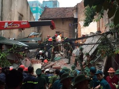 Khởi tố hình sự vụ sập nhà ở Hà Nội