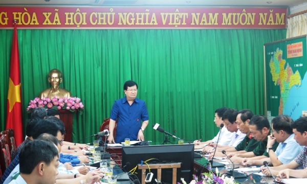 Phó Thủ tướng Trịnh Đình Dũng kiểm tra công tác khắc phục hậu quả bão số 3