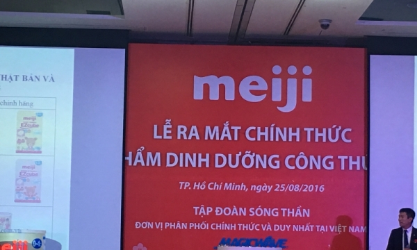 Lần đầu tiên sữa Meiji ra mắt sản phẩm chính hãng tại Việt Nam