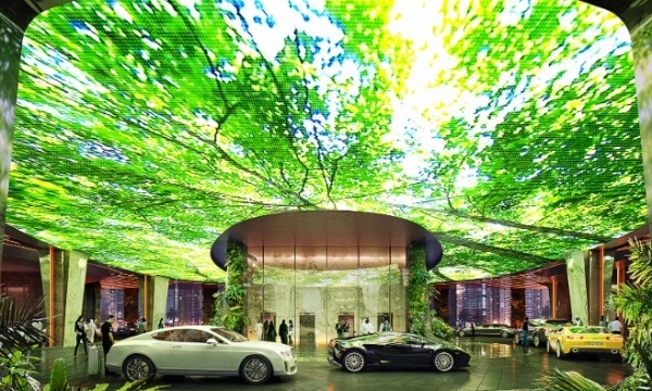Dubai xây dựng rừng nhiệt đới bên trong khách sạn