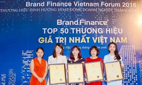 Vingroup sở hữu 5 danh hiệu Thương hiệu giá trị nhất Việt Nam