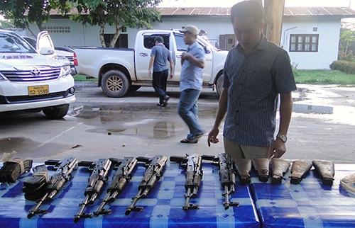 Biên phòng Việt - Lào mật phục bắt đường dây vận chuyển vũ khí quân dụng