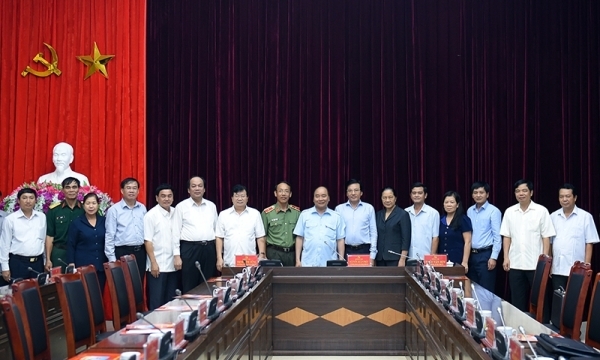 Thủ tướng Chính phủ làm việc với lãnh đạo tỉnh Điện Biên 