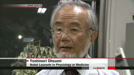 Giải Nobel Y khoa 2016 thuộc về giáo sư Nhật 