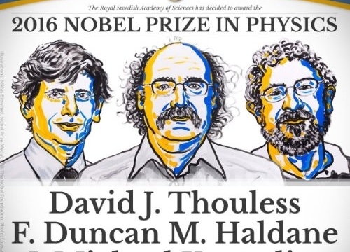 Ba giáo sư Anh đoạt giải Nobel Vật lý 2016