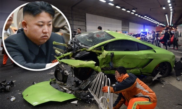 Tin đồn Chủ tịch Kim Jong-un gặp tai nạn xe hơi?