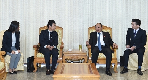 Thủ tướng Nguyễn Xuân Phúc  tiếp Công sứ Đại sứ quán Nhật Bản