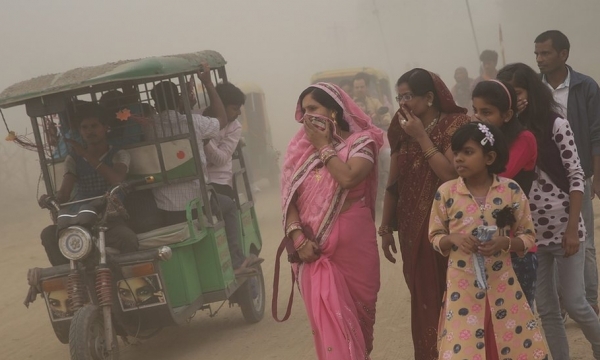 Chùm ảnh: Ấn Độ chìm trong ô nhiễm không khí