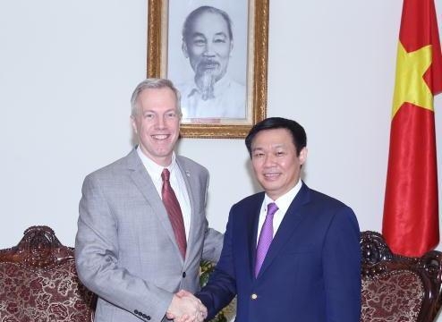 Phó Thủ tướng Vương Đình Huệ tiếp Đại sứ Hoa Kỳ