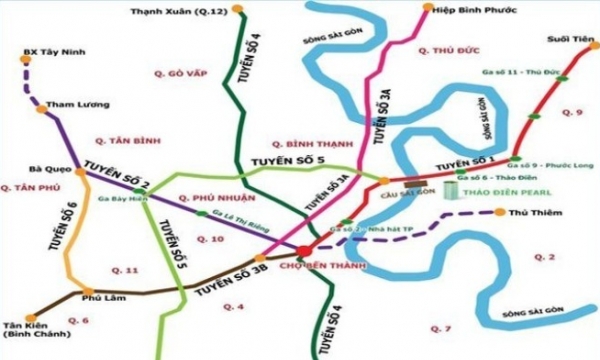 TP.HCM: Đầu tư hơn 41.000 tỷ đồng cho tuyến metro số 5 giai đoạn 1
