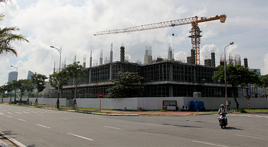 Đà Nẵng: Công trình cao 33 tầng xây không phép 