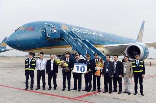 VNA nhận chiếc máy bay Boeing 787-9 Dreamliner thứ 10