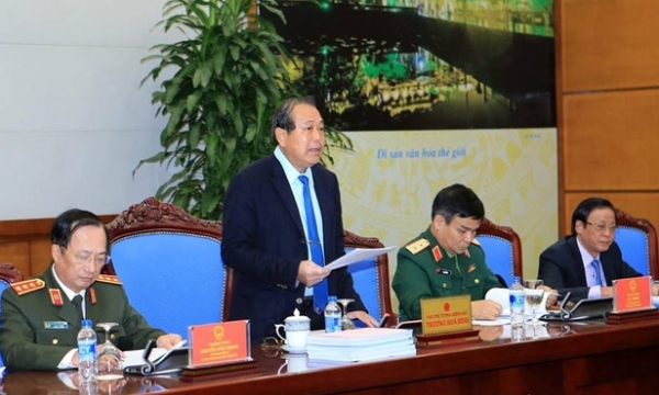 Phó Thủ tướng Trương Hòa Bình chủ trì cuộc họp Hội đồng tư vấn đặc xá 