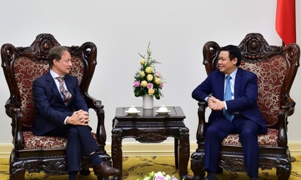 Phó Thủ tướng Vương Đình Huệ tiếp Đại sứ, Trưởng Phái đoàn Liên minh châu Âu