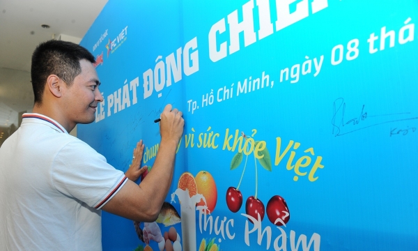Cùng MC Phan Anh thực hiện chiến dịch “Thực phẩm sạch - Sức khỏe Việt”