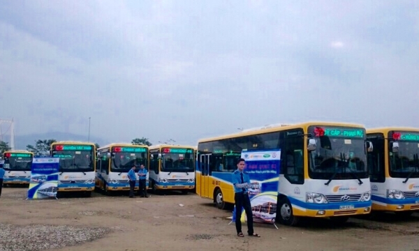 Đà Nẵng khai trương 5 tuyến xe buýt mới