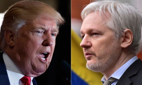 Ông Trump ủng hộ ông Assange: bác tin Nga xâm nhập email