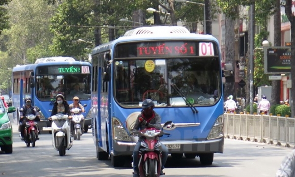 TP.HCM: Xe buýt sẽ có làn đường riêng