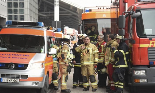 Mùi lạ phát tán tại sân bay Hamburg không phải do tấn công khủng bố