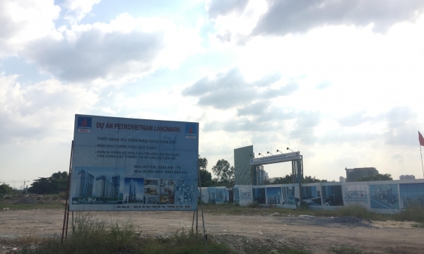 Đất dự án PetroVietnam Landmark bị phong tỏa, chủ đầu tư phá sản