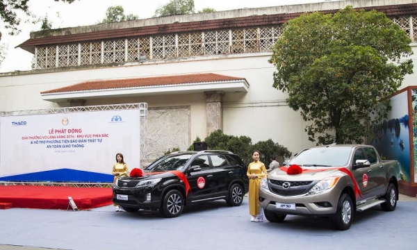 Thaco đã trao tặng nhiều xe cho các hoạt động thiện nguyện