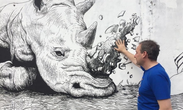 Khi nghệ thuật vẽ đường phố mang thông điệp bảo vệ động vật hoang dã