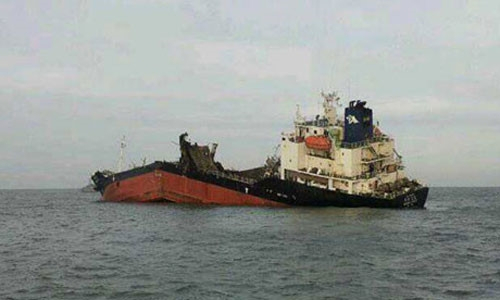 Tàu chở hàng Hàn Quốc chìm trên biển, 22 thủy thủ mất tích