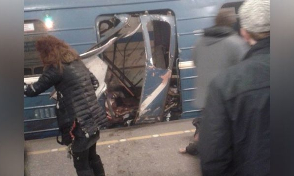 Nổ ga tàu điện ngầm St Petersburg, Nga: 10 người chết